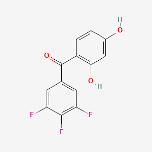 (2,4-Dihydroxyphenyl)(3,4,5-trifluorophenyl)methanone