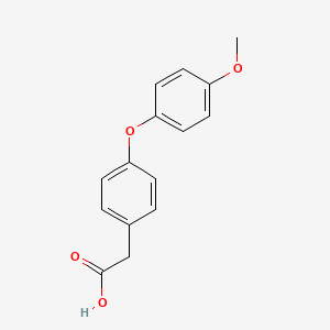molecular formula C15H14O4 B7836126 2-(4-(4-Methoxyphenoxy)phenyl)acetic acid 