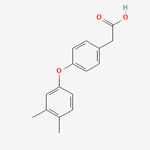 2-(4-(3,4-Dimethylphenoxy)phenyl)acetic acid