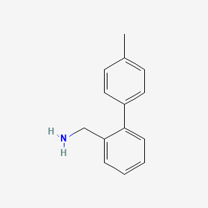 molecular formula C14H15N B7836198 4'-Methyl-biphenyl-2-methanamine 