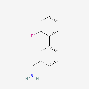 molecular formula C13H12FN B7836206 2'-Fluoro-biphenyl-3-methanamine 