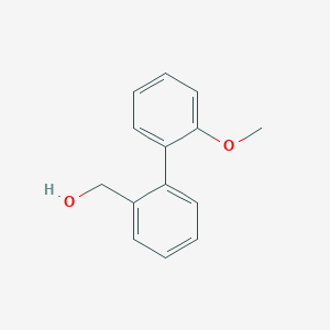molecular formula C14H14O2 B7836212 2'-Methoxy-biphenyl-2-methanol 