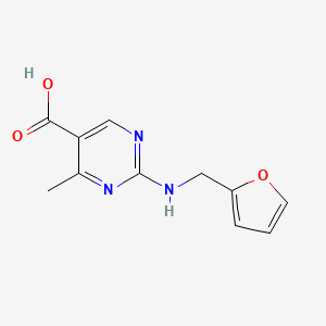 2-[(2-Furylmethyl)amino]-4-methylpyrimidine-5-carboxylic acid