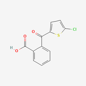 2-((5-(Chloromethyl)thiophen-2-yl)oxy)benzoic acid