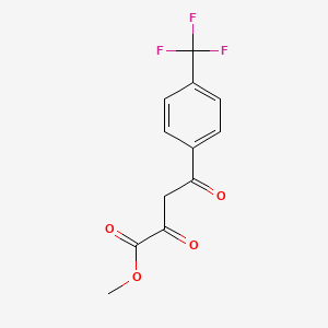 molecular formula C12H9F3O4 B7836320 Methyl a,g-dioxo-4-trifluoromethylbenzenebutanoate 