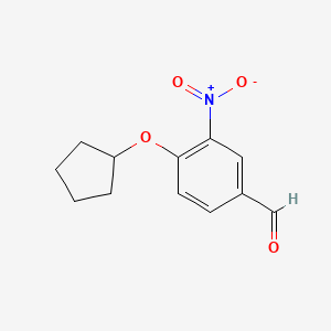 4-(Cyclopentyloxy)-3-nitrobenzaldehyde