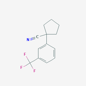 1-(3-(Trifluoromethyl)phenyl)cyclopentanecarbonitrile