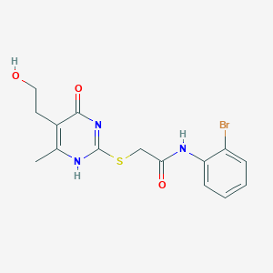 molecular formula C15H16BrN3O3S B7836672 CID 22694939 