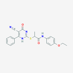 molecular formula C22H20N4O3S B7836702 CID 16805536 