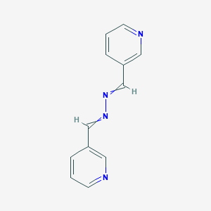 molecular formula C12H10N4 B078368 Nicotinaldehyde (3-pyridylmethylene)hydrazone CAS No. 13362-77-1