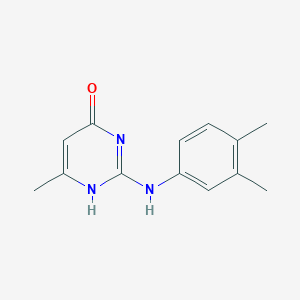 2-(3,4-dimethylanilino)-6-methyl-1H-pyrimidin-4-one