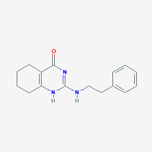 2-(2-phenylethylamino)-5,6,7,8-tetrahydro-1H-quinazolin-4-one