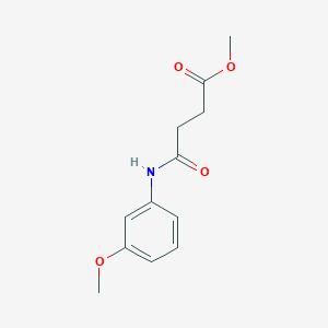 molecular formula C12H15NO4 B7836909 Methyl 3-[(3-methoxyphenyl)carbamoyl]propanoate CAS No. 16141-45-0