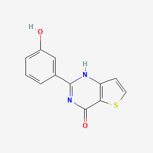 2-(3-hydroxyphenyl)-1H-thieno[3,2-d]pyrimidin-4-one