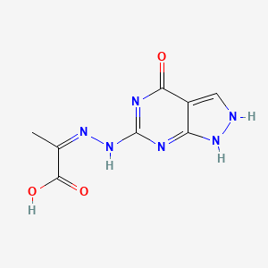 molecular formula C8H8N6O3 B7836945 CID 43845276 