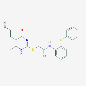 molecular formula C21H21N3O3S2 B7837059 CID 22694893 