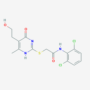 molecular formula C15H15Cl2N3O3S B7837074 CID 22694896 