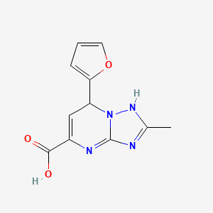 molecular formula C11H10N4O3 B7837119 CID 43854191 