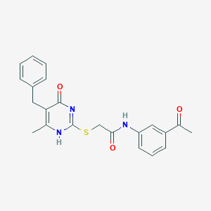 molecular formula C22H21N3O3S B7837136 CID 22694811 