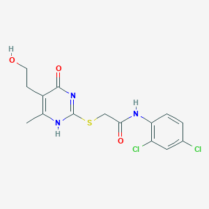 molecular formula C15H15Cl2N3O3S B7837161 CID 22694887 