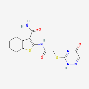 molecular formula C14H15N5O3S2 B7837209 CID 24281453 