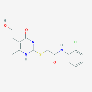 molecular formula C15H16ClN3O3S B7837230 CID 22694854 