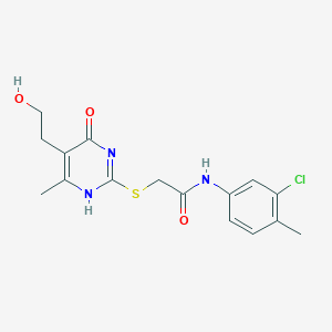 molecular formula C16H18ClN3O3S B7837286 CID 22694883 