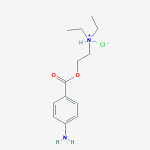 molecular formula C13H21ClN2O2 B078373 对氨基苯甲酸二乙氨基乙酯盐酸盐 CAS No. 12663-50-2