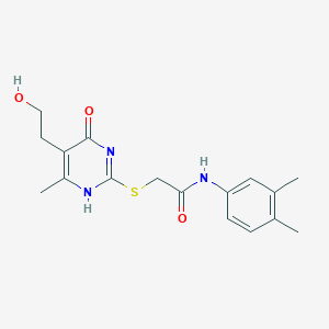 molecular formula C17H21N3O3S B7837315 CID 22694907 