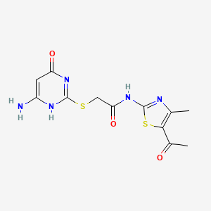 molecular formula C12H13N5O3S2 B7837384 CID 24281360 