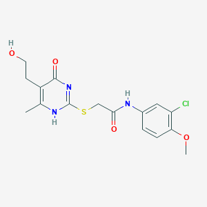 molecular formula C16H18ClN3O4S B7837407 CID 22694871 