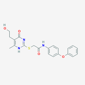 molecular formula C21H21N3O4S B7837437 CID 22694877 