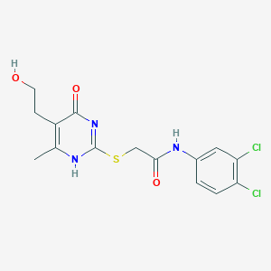 molecular formula C15H15Cl2N3O3S B7837451 CID 22694882 