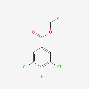 molecular formula C9H7Cl2FO2 B7837513 Ethyl 3,5-dichloro-4-fluorobenzoate 