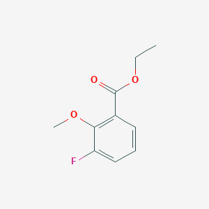 molecular formula C10H11FO3 B7837515 Ethyl 3-fluoro-2-methoxybenzoate 
