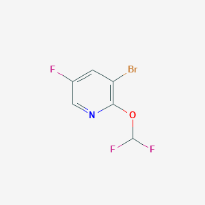 3-Bromo-2-(difluoromethoxy)-5-fluoropyridine