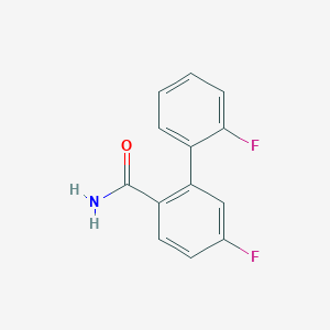 molecular formula C13H9F2NO B7837561 2',5-Difluorobiphenyl-2-carboxamide 