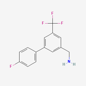 (4'-Fluoro-3-(trifluoromethyl)biphenyl-5-yl)methanamine