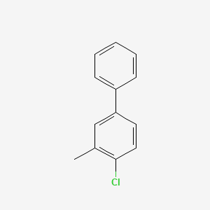 molecular formula C13H11Cl B7837629 4-Chloro-3-methylbiphenyl CAS No. 19482-09-8