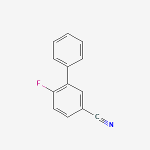 molecular formula C13H8FN B7837634 6-Fluoro-[1,1'-biphenyl]-3-carbonitrile 