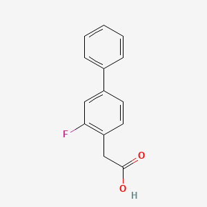 B7837641 2-(3-Fluoro-[1,1'-biphenyl]-4-yl)acetic acid CAS No. 5366-51-8