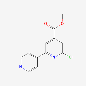 Methyl 6-chloro-[2,4'-bipyridine]-4-carboxylate