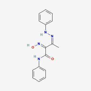 (2Z,3Z)-2-(hydroxyimino)-N-phenyl-3-(phenylhydrazono)butanamide