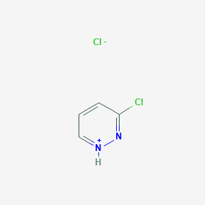 3-Chloropyridazin-1-ium;chloride