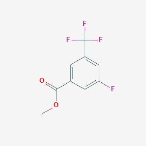 molecular formula C9H6F4O2 B7837736 Methyl 3-fluoro-5-(trifluoromethyl)benzoate 