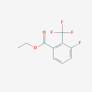 molecular formula C10H8F4O2 B7837748 Ethyl 3-fluoro-2-(trifluoromethyl)benzoate 