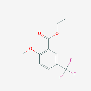 molecular formula C11H11F3O3 B7837756 Ethyl 2-methoxy-5-(trifluoromethyl)benzoate 