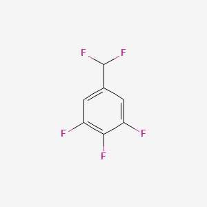 molecular formula C7H3F5 B7837766 5-(Difluoromethyl)-1,2,3-trifluorobenzene CAS No. 1214338-79-0