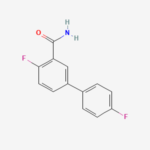 molecular formula C13H9F2NO B7837810 4',4-Difluorobiphenyl-3-carboxamide CAS No. 1214380-94-5