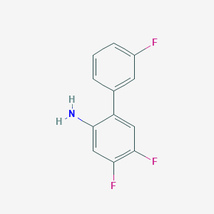 molecular formula C12H8F3N B7837884 3',4,5-三氟联苯-2-胺 